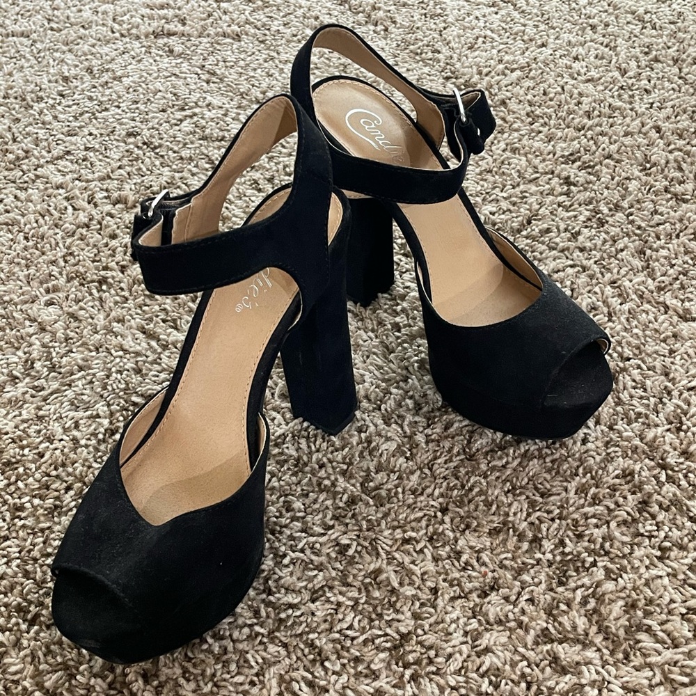 Candies Open-Toe Heels